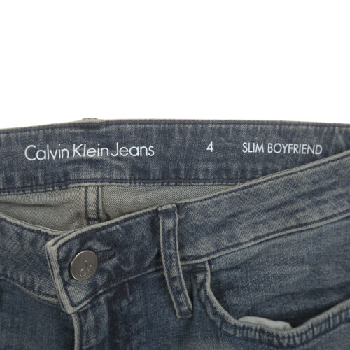 Calvin Klein Womens Slim Boyfriend Jeans