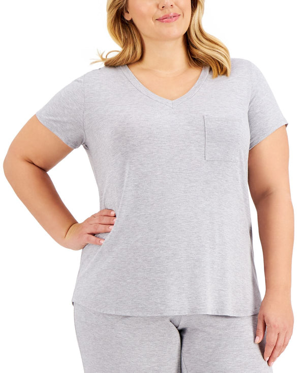 Alfani Womens Plus Size Pajama T-Shirt