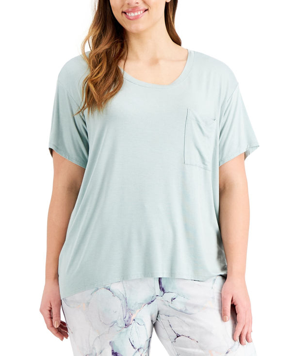 Alfani Womens Plus Size Essentials Pajama T-Shirt
