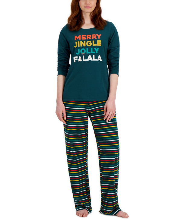 Family Pajamas Womens Matching Merry Jingle Mix It Family Pajama Set