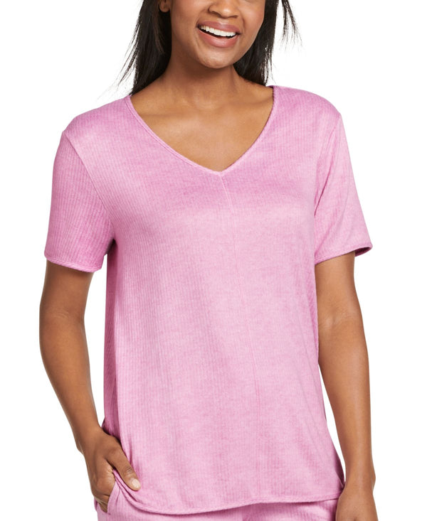 Jockey Womens Luxe Lounge Short Sleeve Sleepwear T-Shirt