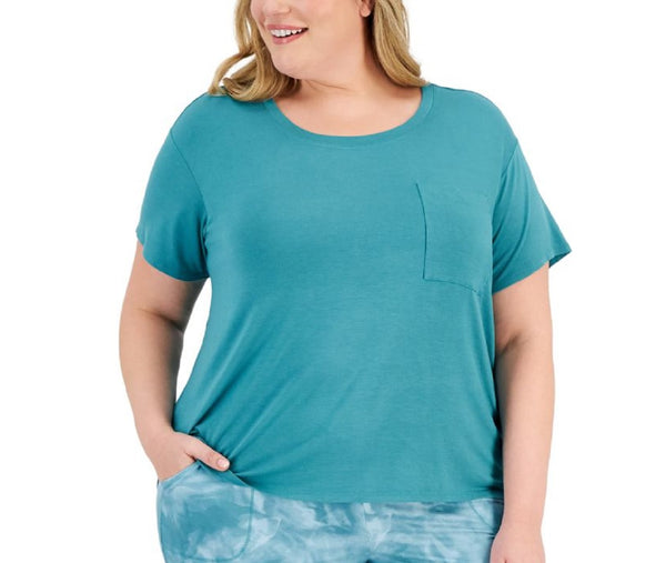 Alfani Womens Plus Size Essentials Pajama T-Shirt
