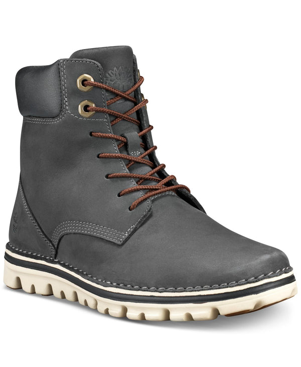 Timberland Womens Brookton Lace-Up Leather Boots