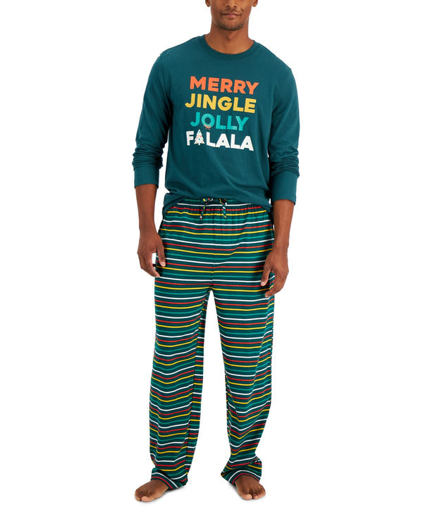 Family Pajamas Mens Matching Merry Jingle Mix It Family Pajama Set