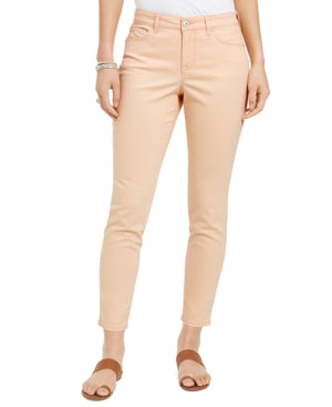 Style & Co. Womens Curvy Skinny Jeans,Creamsicle,16