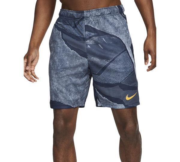 Nike Mens Printed Training Shorts,Light Armory Blue,X-Large