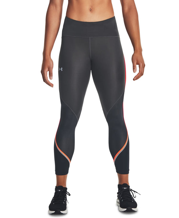 Under Armour Womens Fly Fast Mesh Panel Athletic Leggings,Jet Gray,X-Large