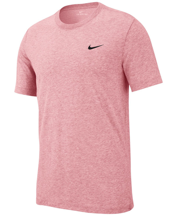 Nike Mens Dri fit Training T Shirt,Pink Glaze,Medium
