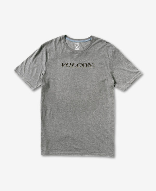 Volcom Mens Perf Short Sleeve T-shirt,Heather Gray,Small