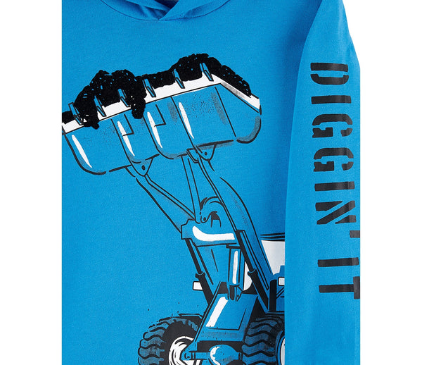 allbrand365 Designer Toddlers Construction Print Cotton T-Shirt