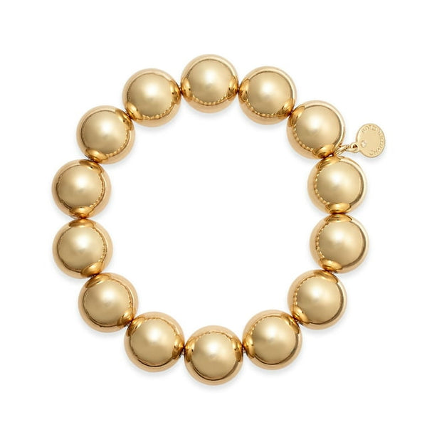allbrand365 designer brand Imitation Pearl 14mm Stretch Bracelet Womens