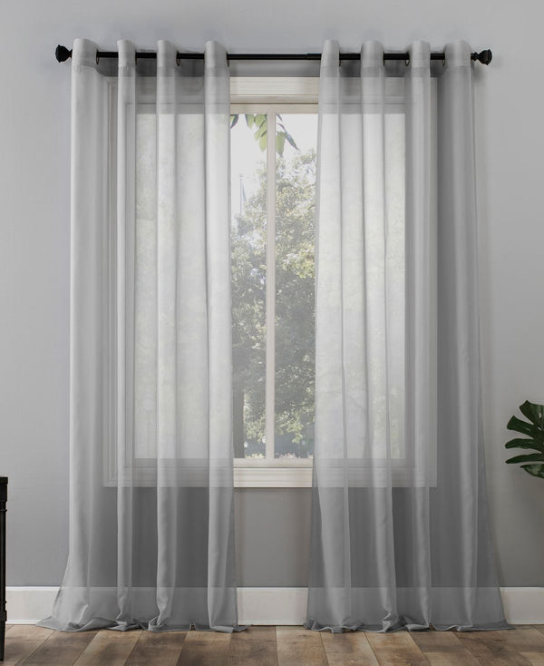 No. 918 Sheer Voile 59 x 84 Inches Grommet Top Curtain Panel