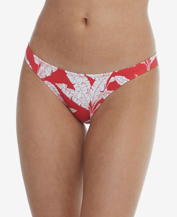 Body Glove Womens Printed Tropix Vibe Ribbed Bikini Bottoms