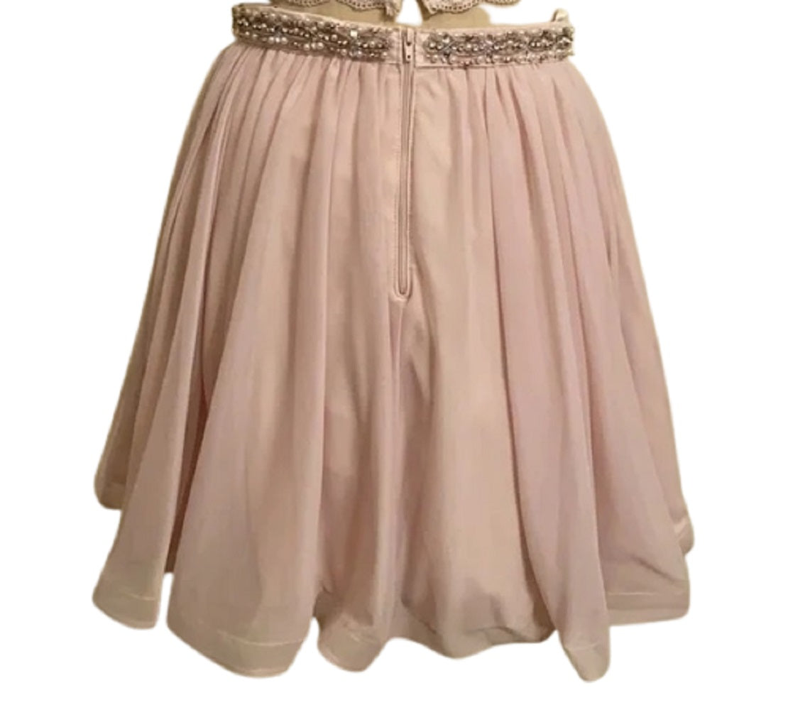 Sequin Hearts Womens Beaded Waist Skirt, 1-Piece