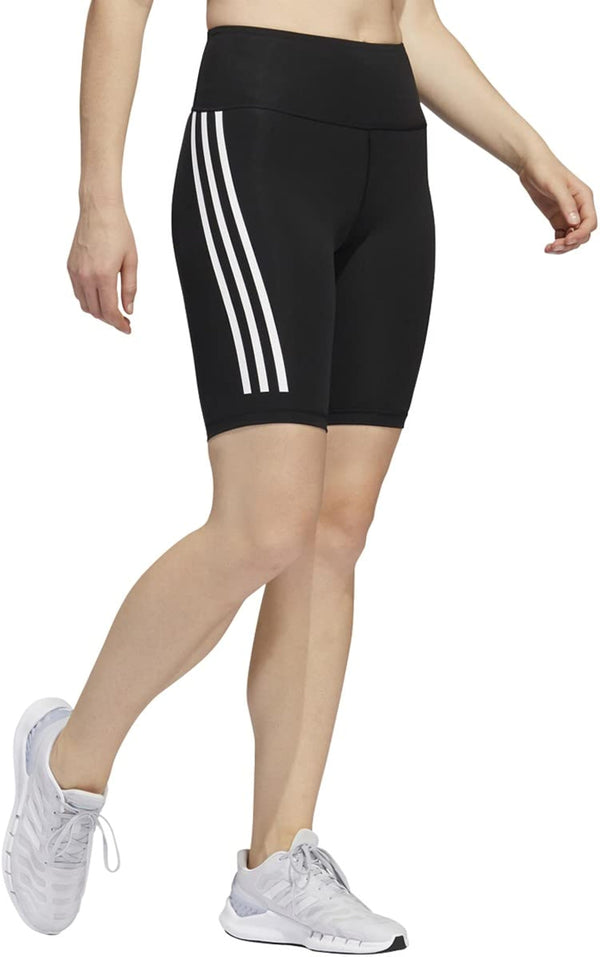 adidas Womens Versatility Training Icon 3 Stripes Bike Shorts