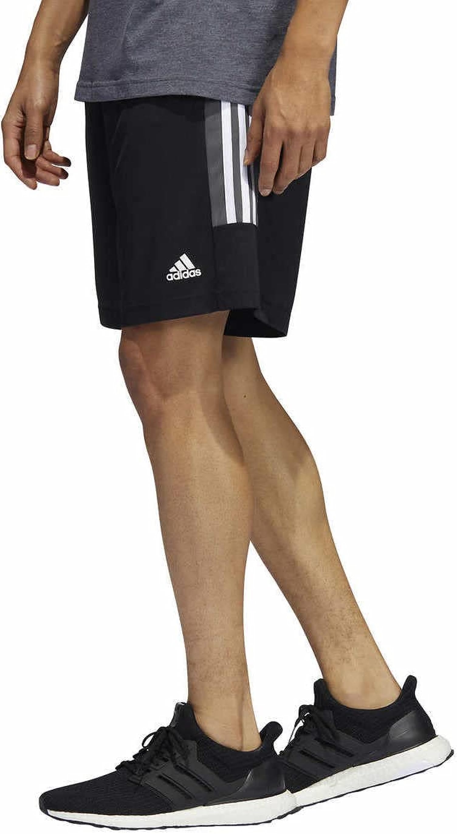 adidas Mens 3 Striped Speed Shorts