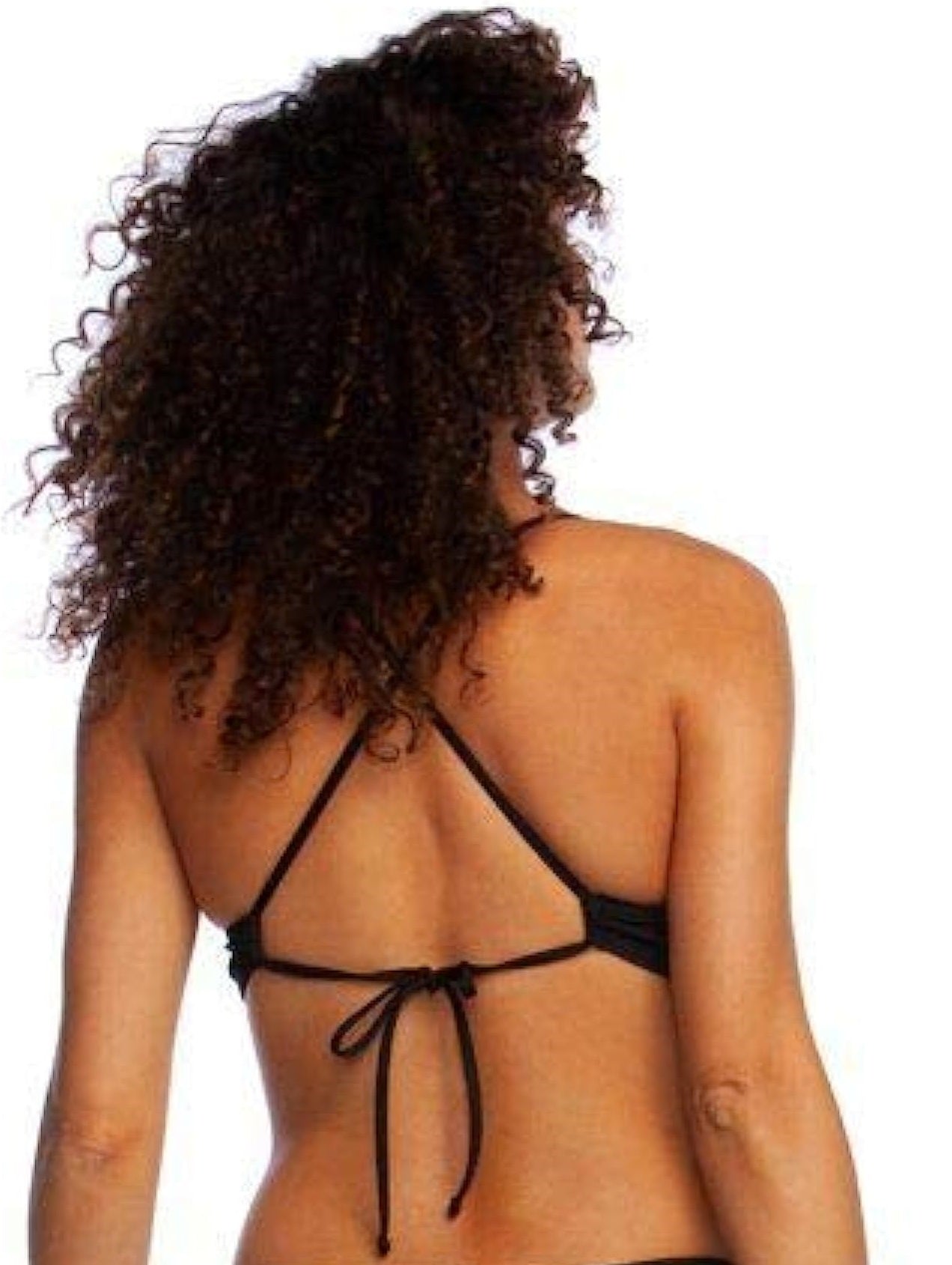 La Blanca Womens Spectrum Cross Back Triangle Bikini Top