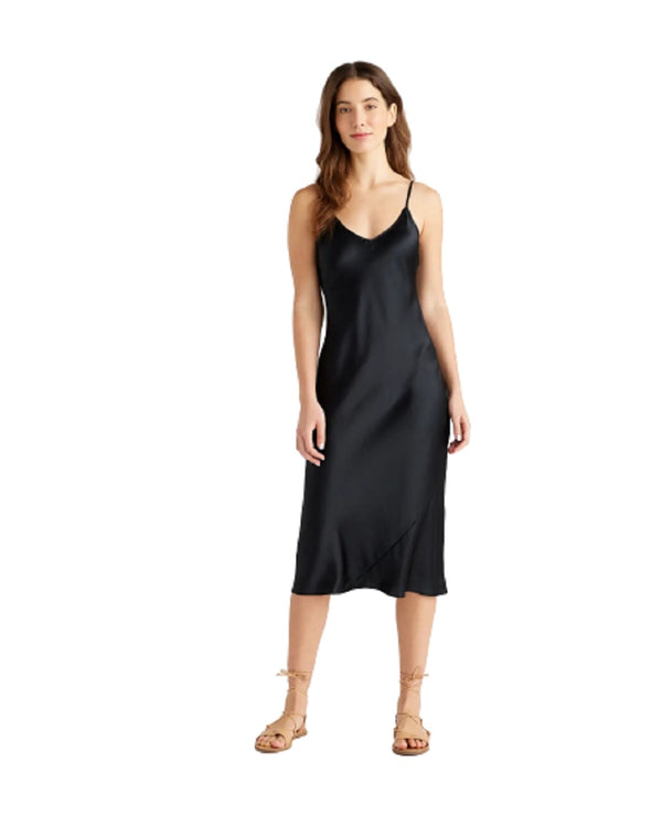 allbrand365 Womens Silk Slip Dress