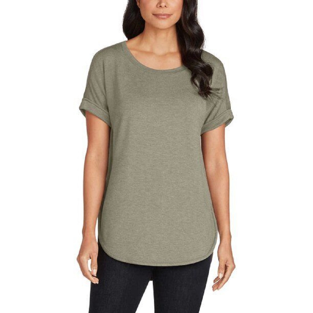 Matty M Womens French Terry Tee Top