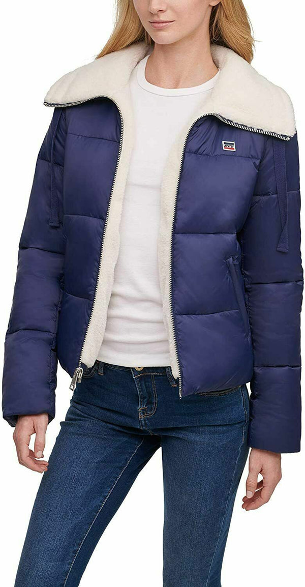 Levi's Womens Sherpa Lined Puffer