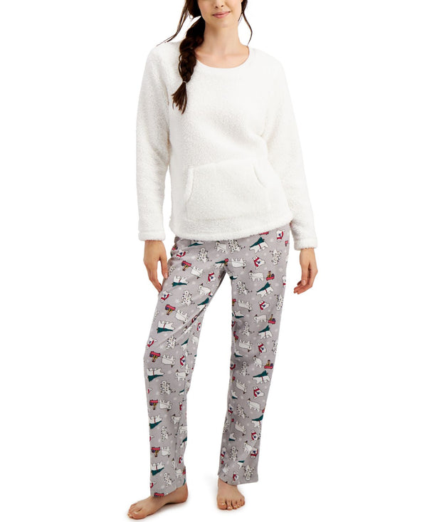 allbrand365 designer Matching Womens Polar Bears Pajama Set