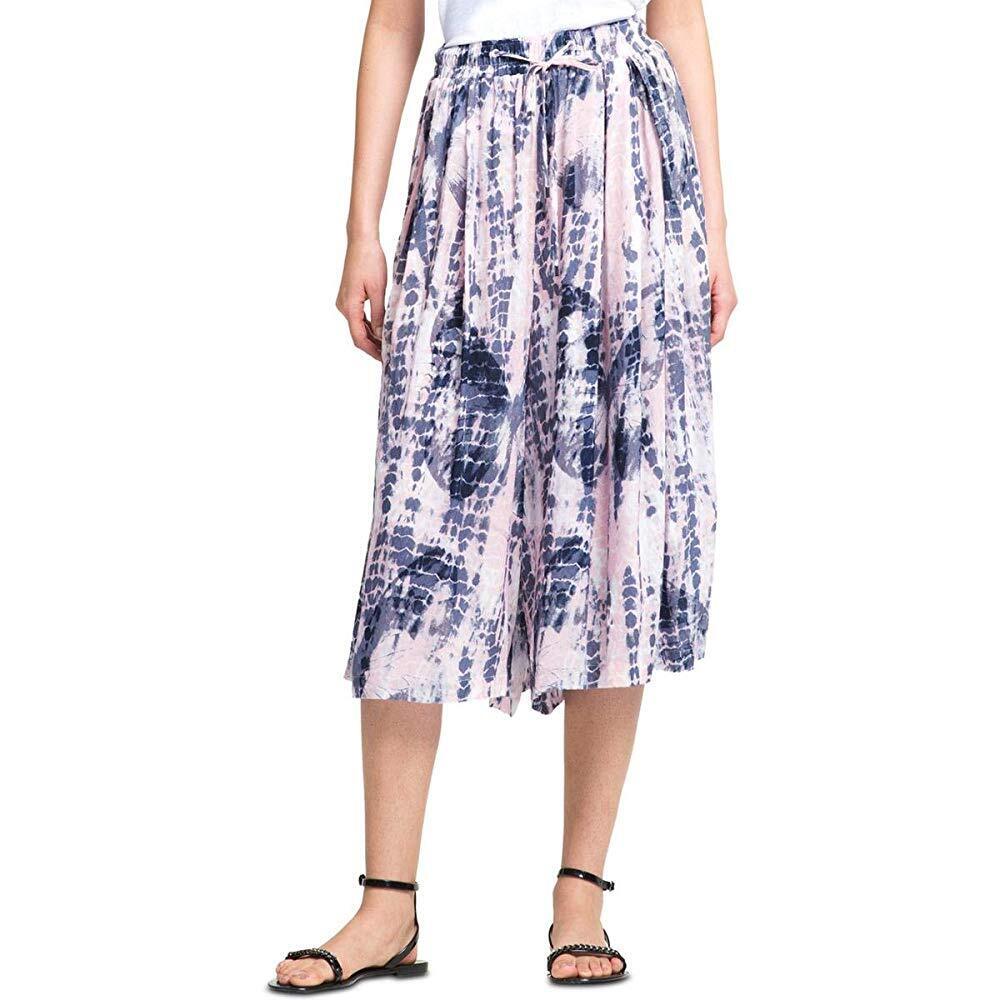DKNY Womens Printed Pull On Culottes Skirt