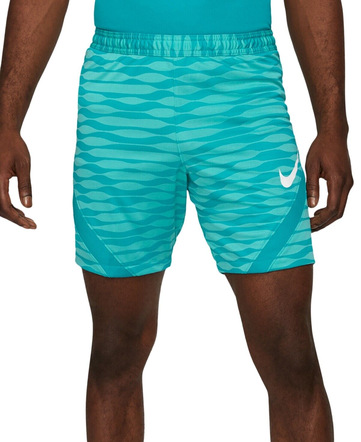 Nike Mens Slim Fit Striped Soccer Shorts