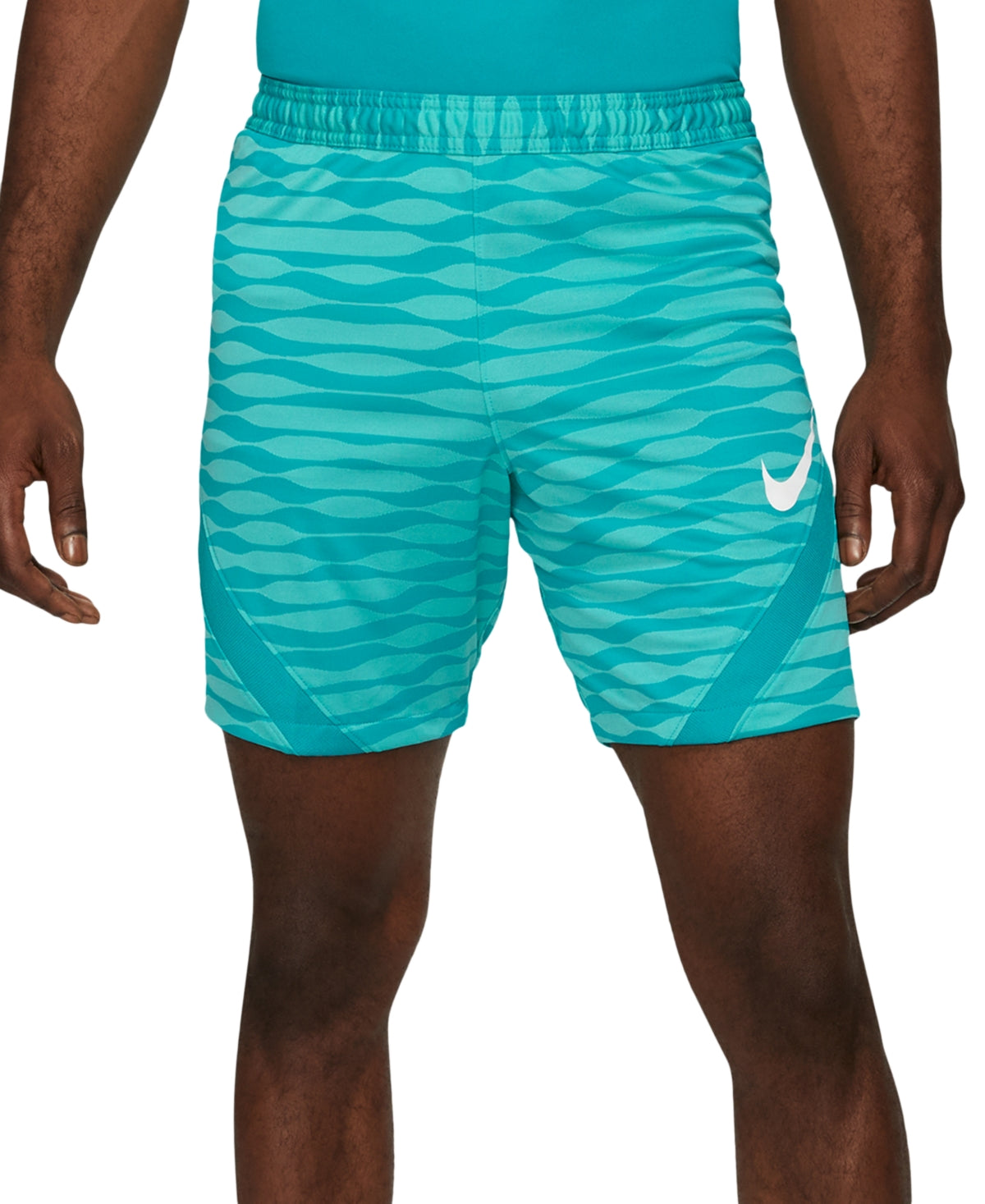 Nike Mens Slim Fit Striped Soccer Shorts