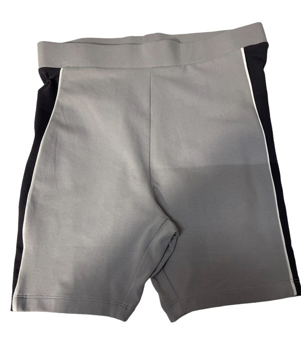 allbrand365 designer Womens Activewear Bike Shorts Color Silver Size Medium