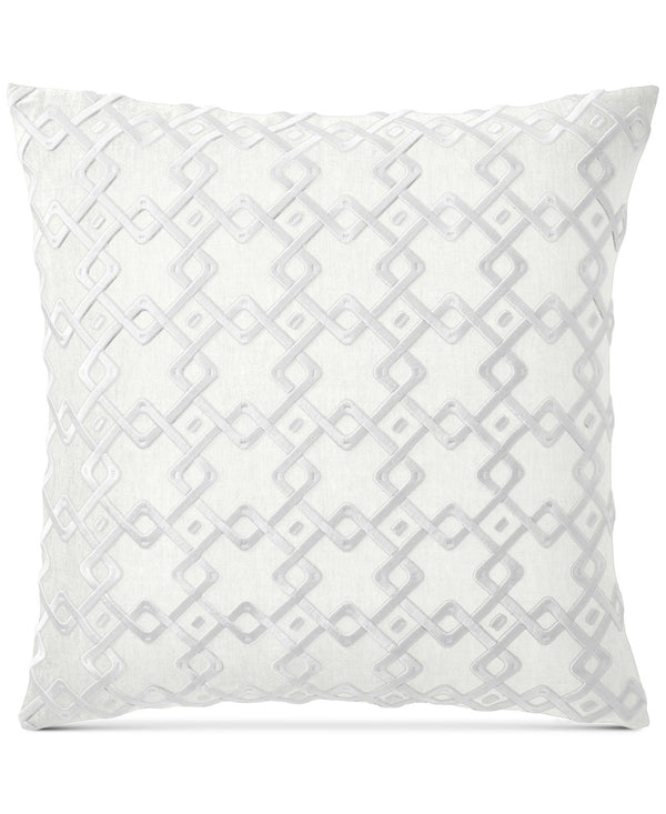 Hotel Collection Embroidered Square Decorative Pillow