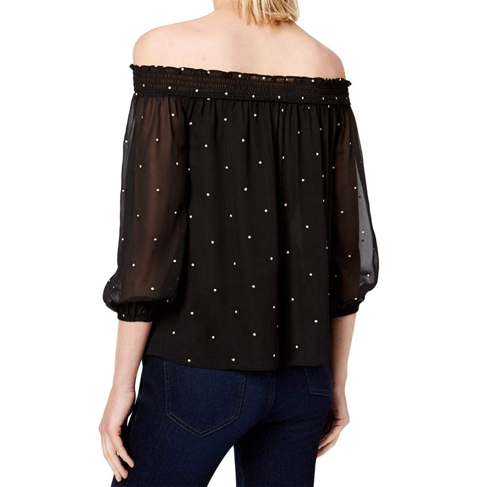 INC International Concepts Womens Off The Shoulder Top