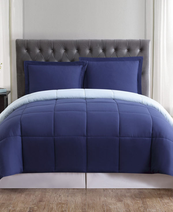 Truly Soft Everyday Reversible Full/Queen 3-Pieces Comforter Set,Full/Queen