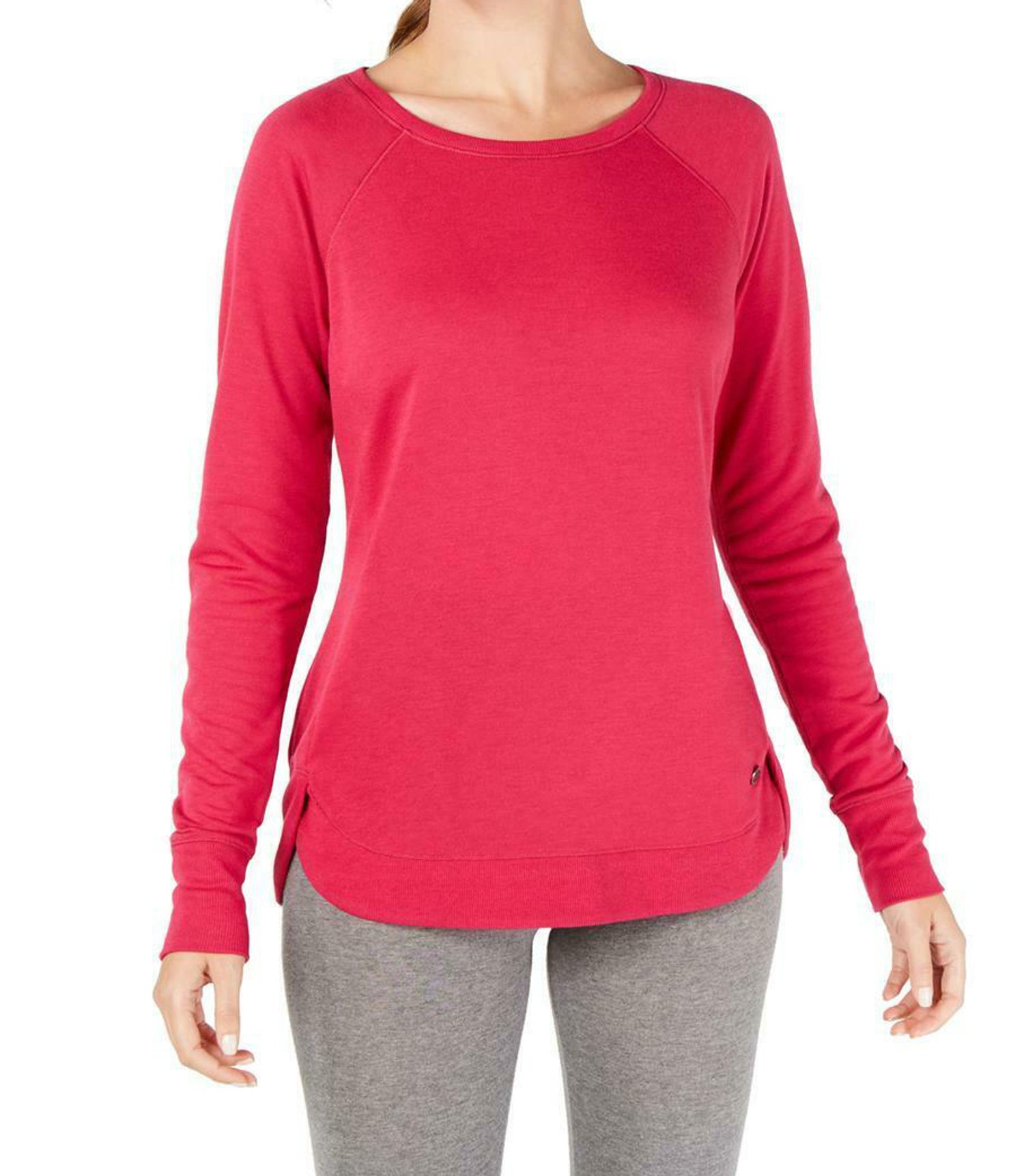Ideology Womens Activewear Fitness Pullover Athletic Top