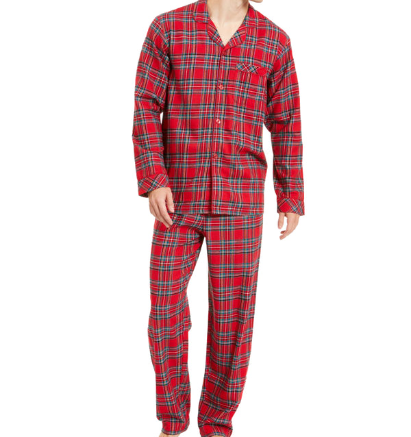 Family Pajamas Mens Matching Brinkley Plaid Pajama Set