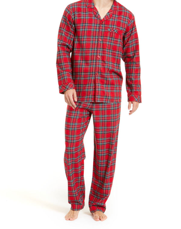 Family Pajamas Mens Big & Tall Brinkley Plaid Pajama Set