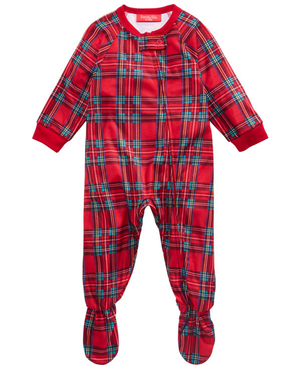 Family Pajamas Baby Matching Brinkley Plaid Footed Pajamas