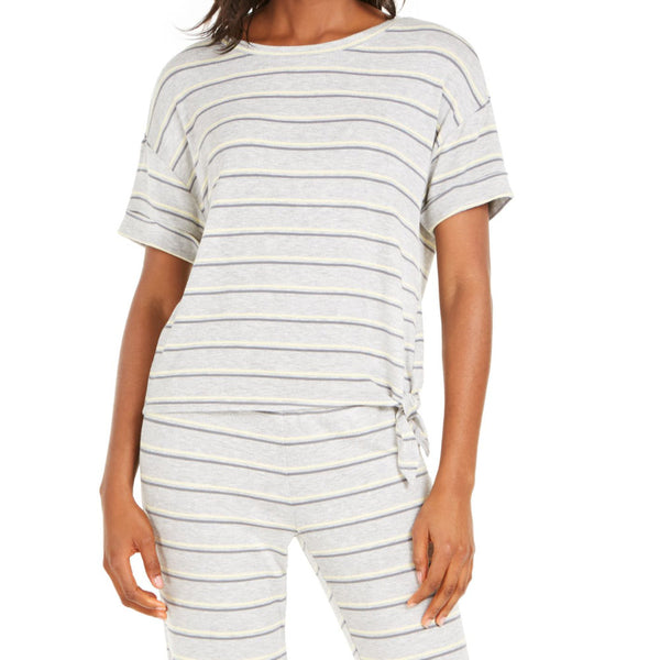 Alfani Side Tie Pajama T Shirt Womens