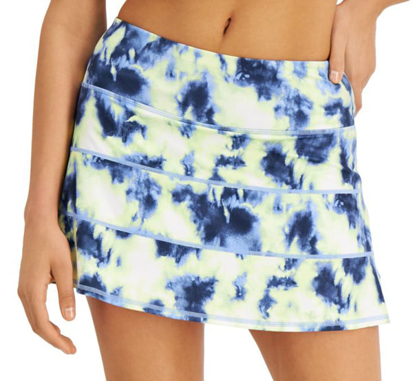 Ideology Womens Pleated Tie-Dyed Skort