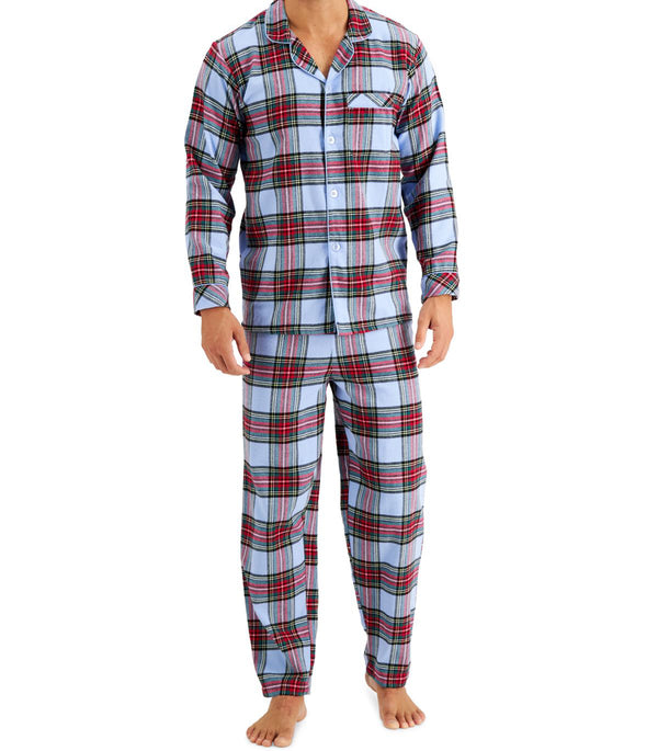 Family Pajamas Matching Mens Tartan Family Pajama Set
