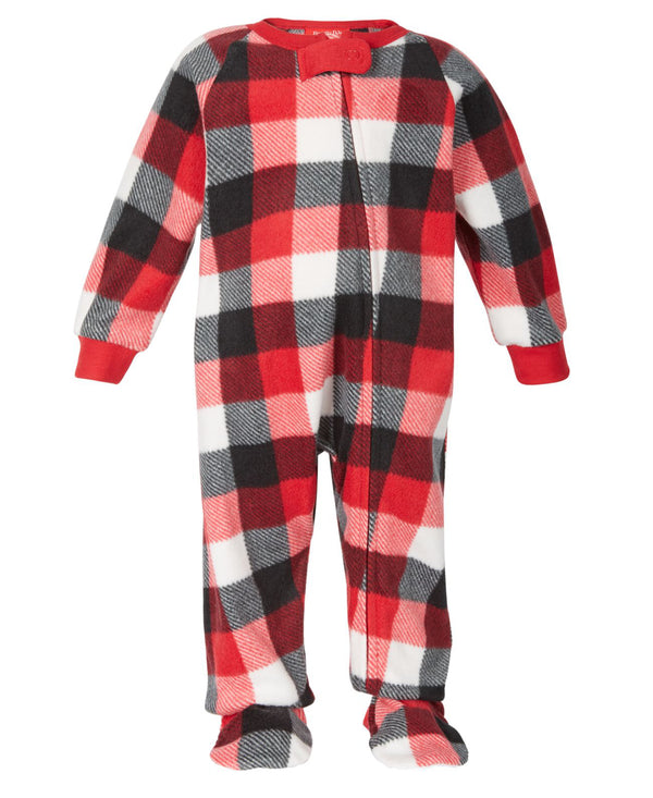 Family Pajamas Baby Matching Buffalo Check Onesie