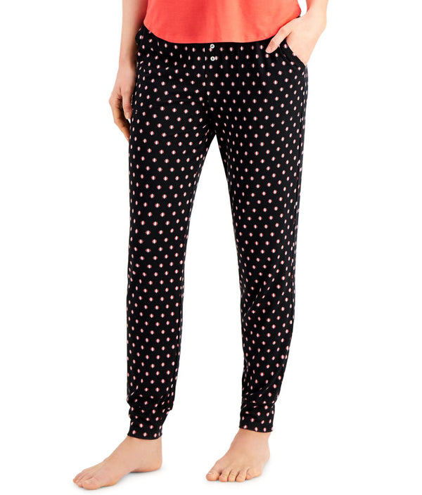 Alfani Womens Ultra-Soft Knit Jogger Pajama Pants