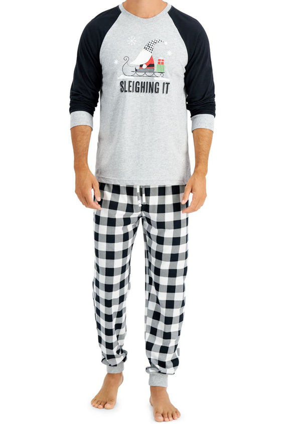 Family Pajamas Mens Matching Sleighing It Family Pajama Set