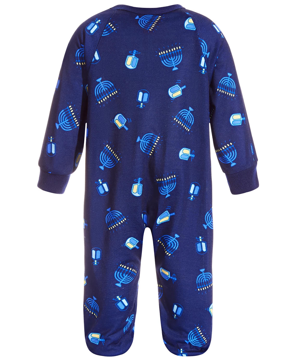 Family Pajamas Baby Matching Hanukkah Printed Footed Pajama