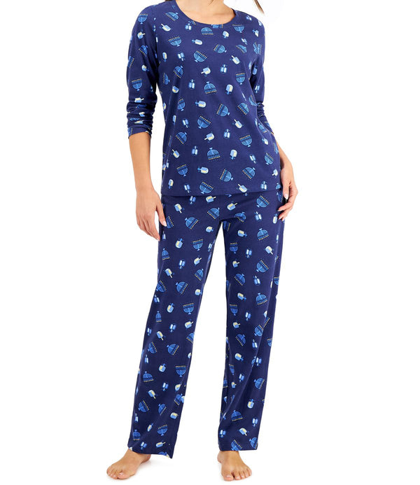 Family Pajamas Womens Matching Hanukkah Pajama Set