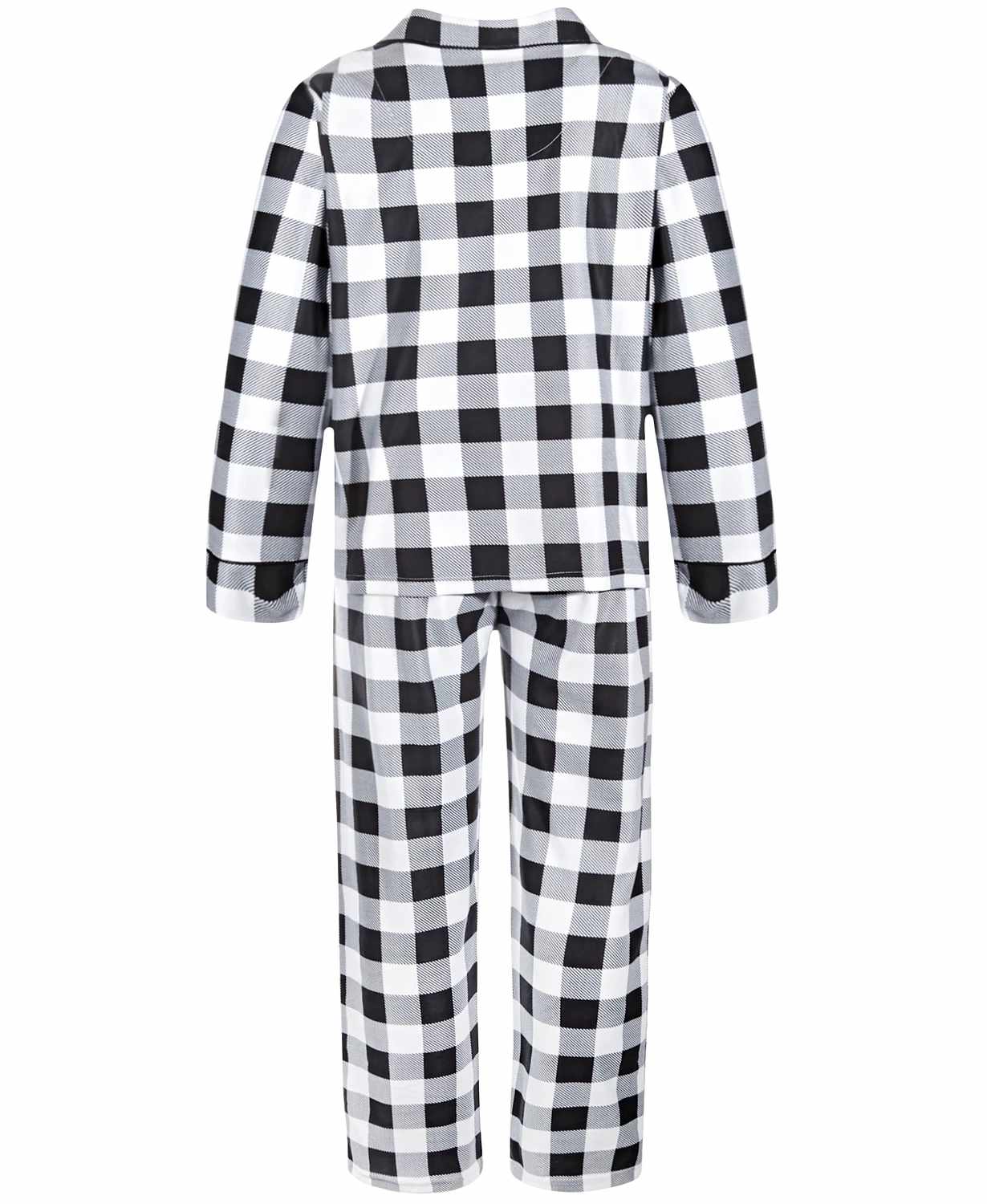 Family Pajamas Little & Big Kids Matching Buffalo Check Pajama Set