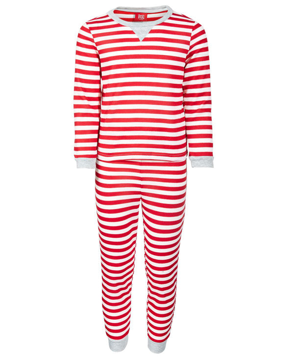 Family Pajamas Little & Big Kids Matching 2-Pieces Striped Pajama Set