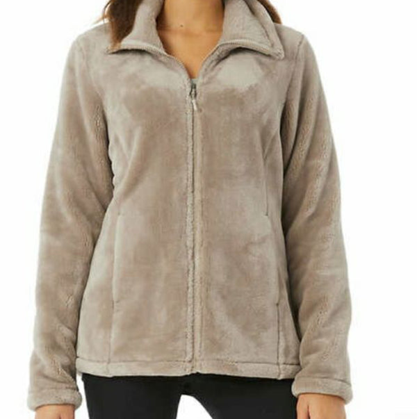 32 DEGREES Womens Plush Faux Fur Ultra-Soft Jacket