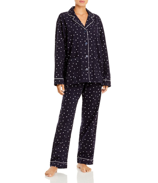Pj Salvage Womens Printed Flannel Pajama Set,X-Small