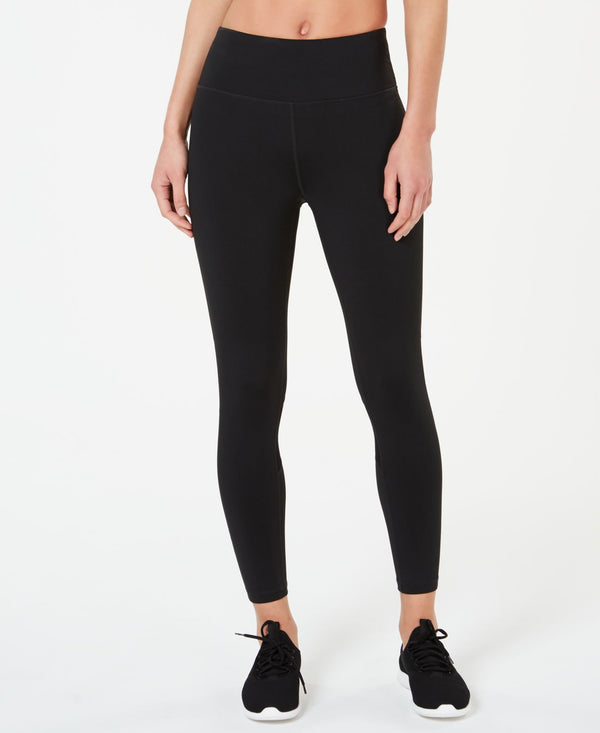 Calvin Klein Womens Performance Mesh-Inset 7/8 Length Leggings