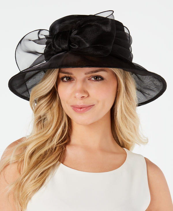 Josette Womens Organza Bow Sun Hat